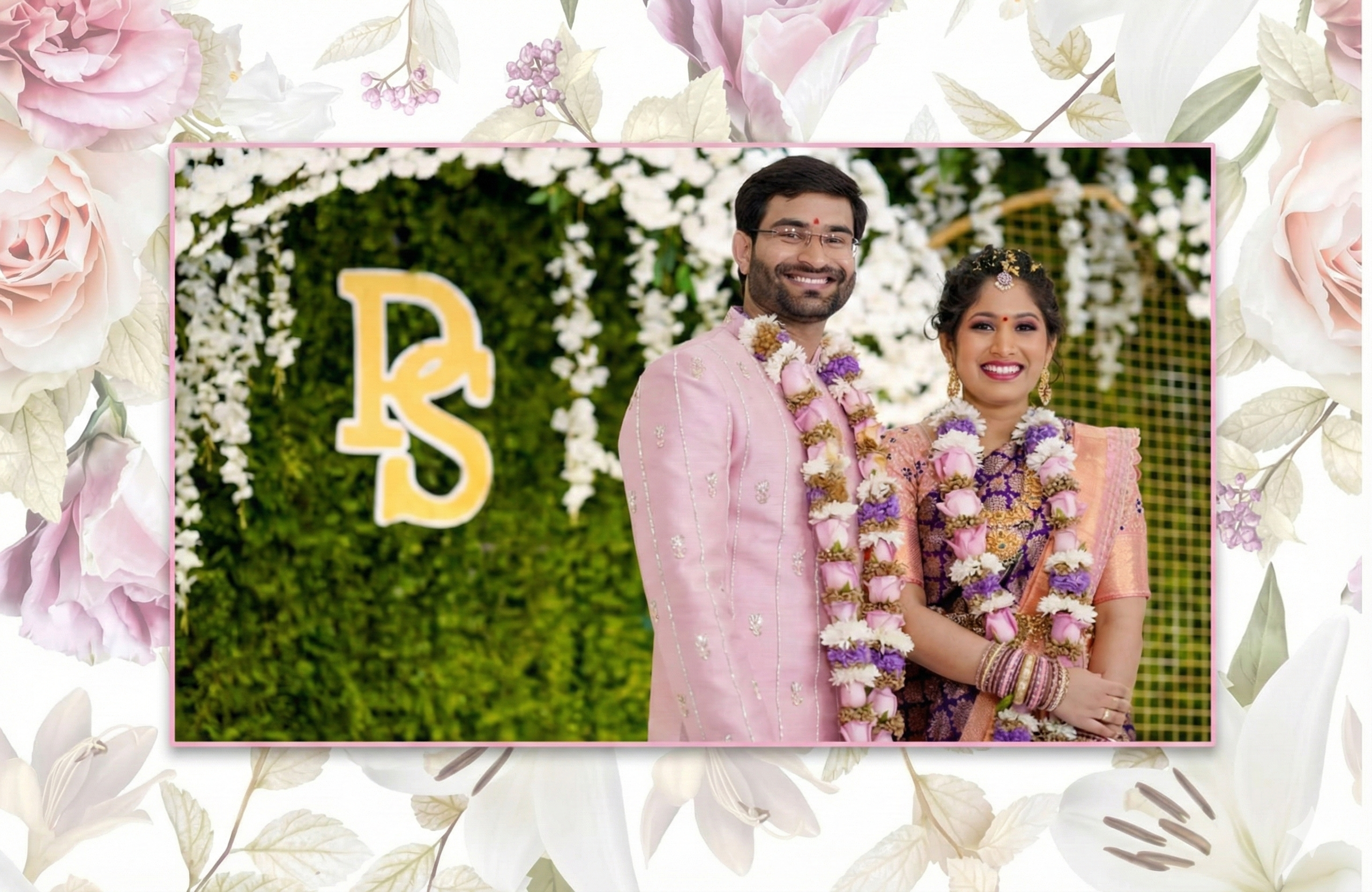 Sannith Goud and Pravallika — matched through BharathSaadhi